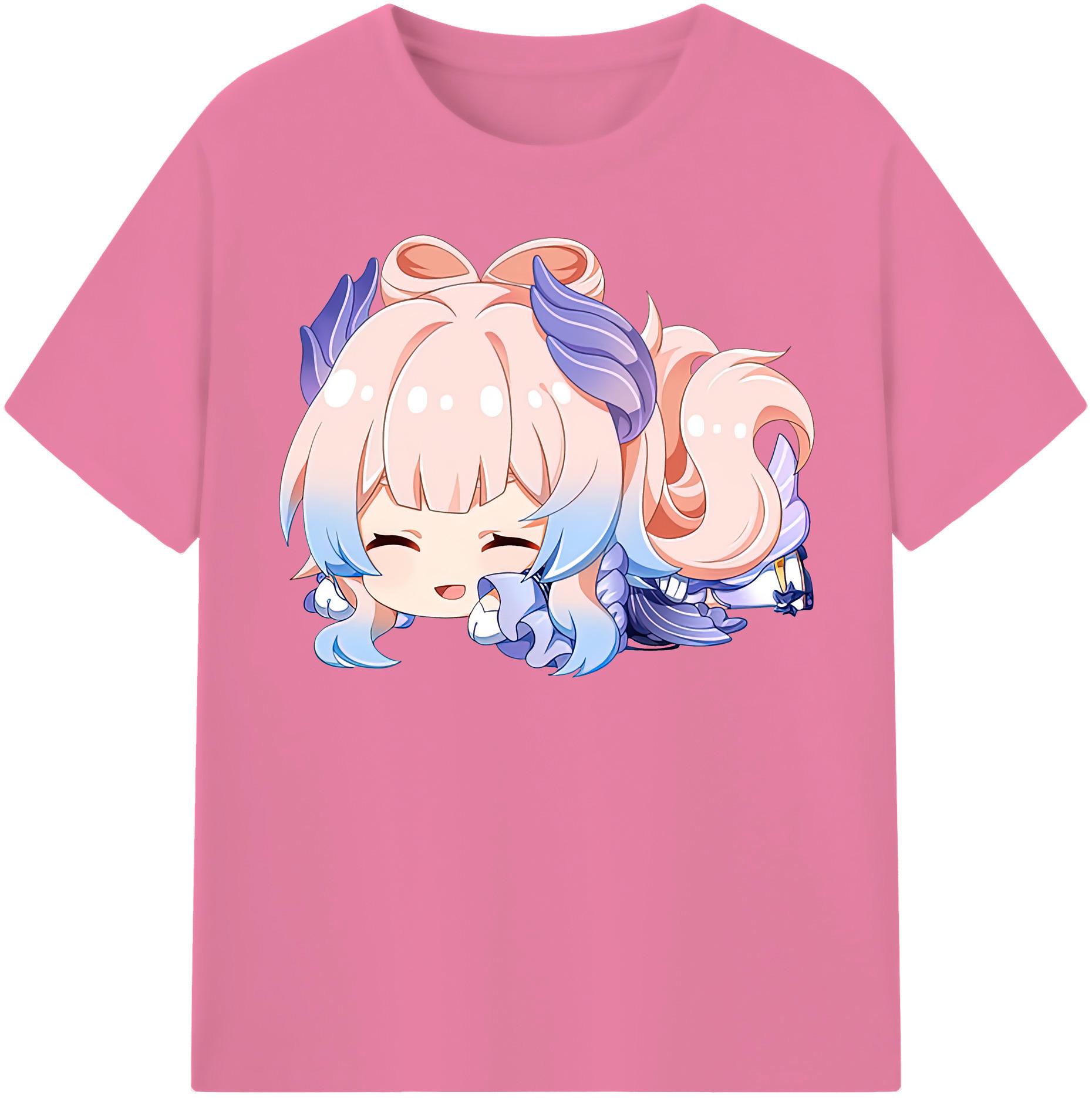 げんし神 珊瑚宮心海 サンゴノミヤ・ココミ genshin Sangonomiya Kokomi 綿100％半袖Tシャツ（フロントプリント）